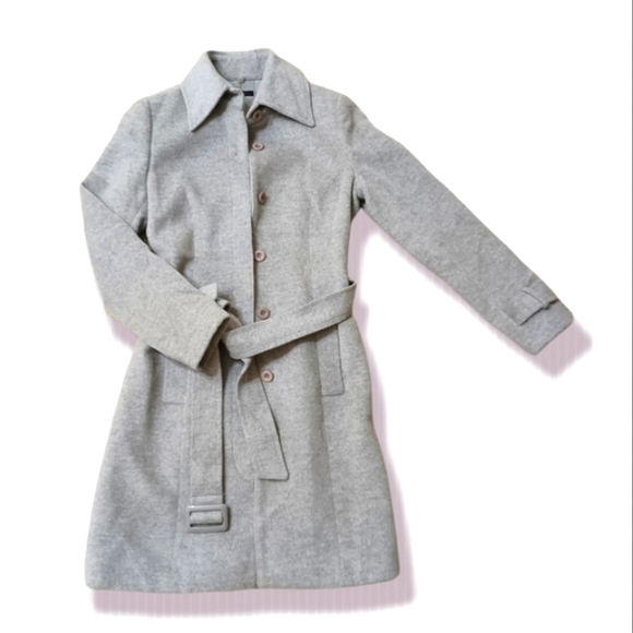 Purify. Gray trench coat. Wool. XS - Picture 4 of 7